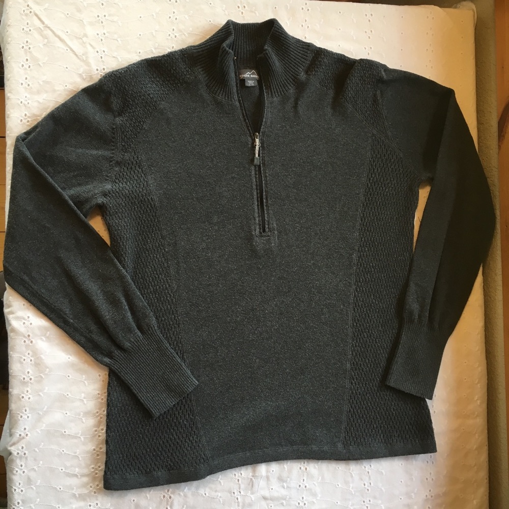 Eddie Bauer Textured 1/4 Zip Sweater